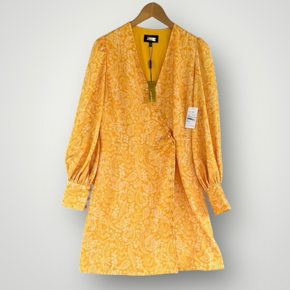 NWT Alexia Admor Dress Size 6 Yellow